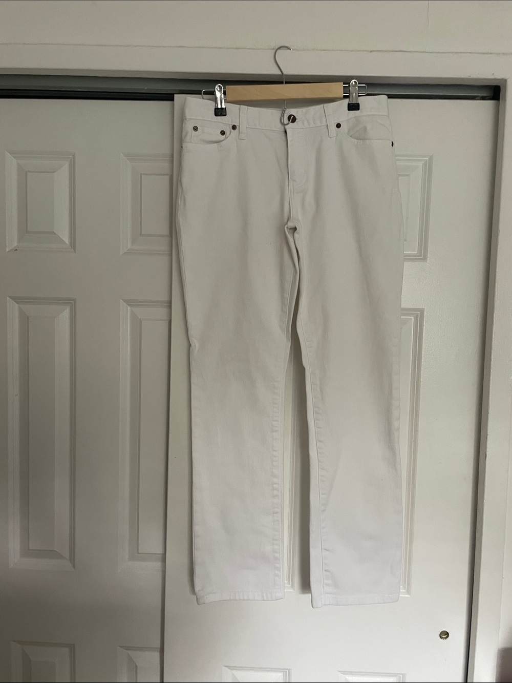 Lauren Ralph Lauren Women's White Straight Jeans